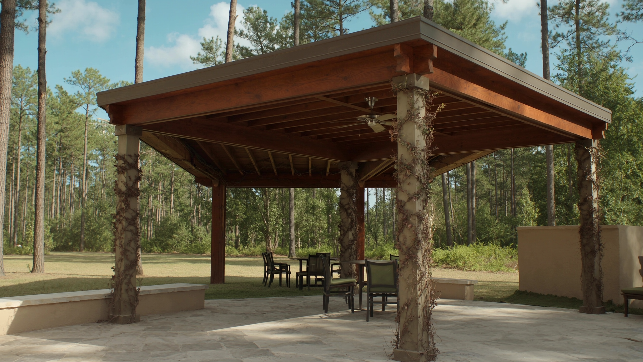 Modern Pergola over Patio